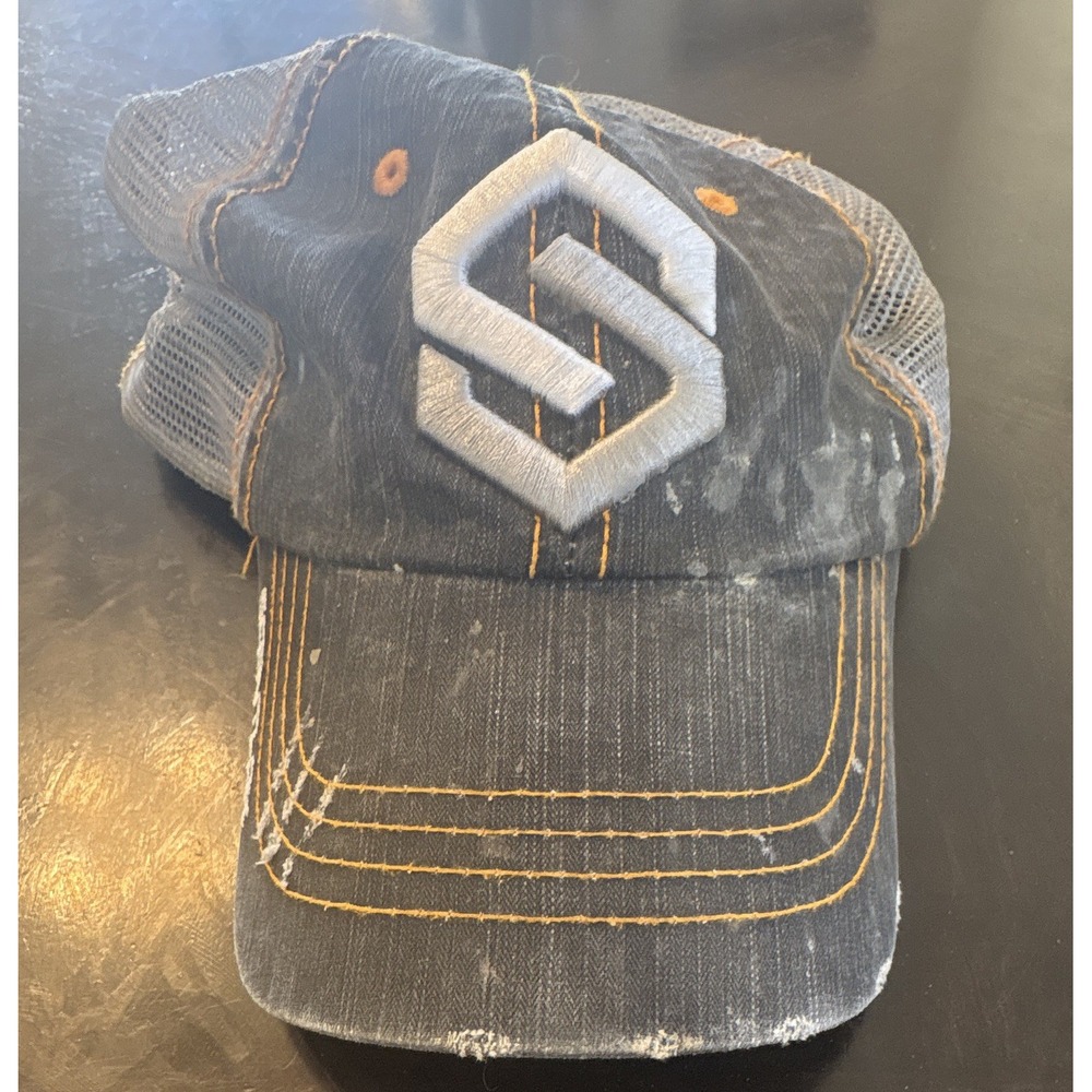 ScentLok Mens Mesh Back Adjustable Ball Cap Trucker Hat Unisex Black Gray